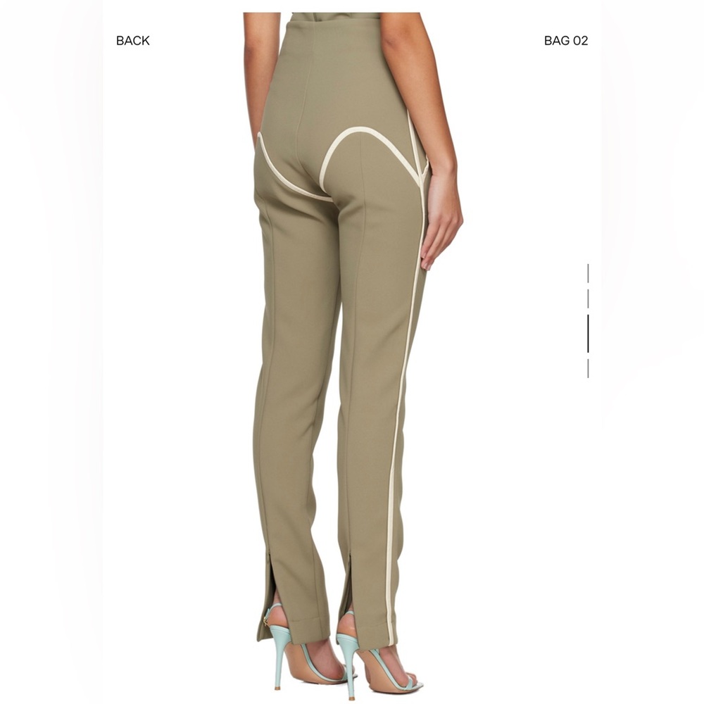Paris Georgia Olive Straight Leg Pants - Picture 3 of 4